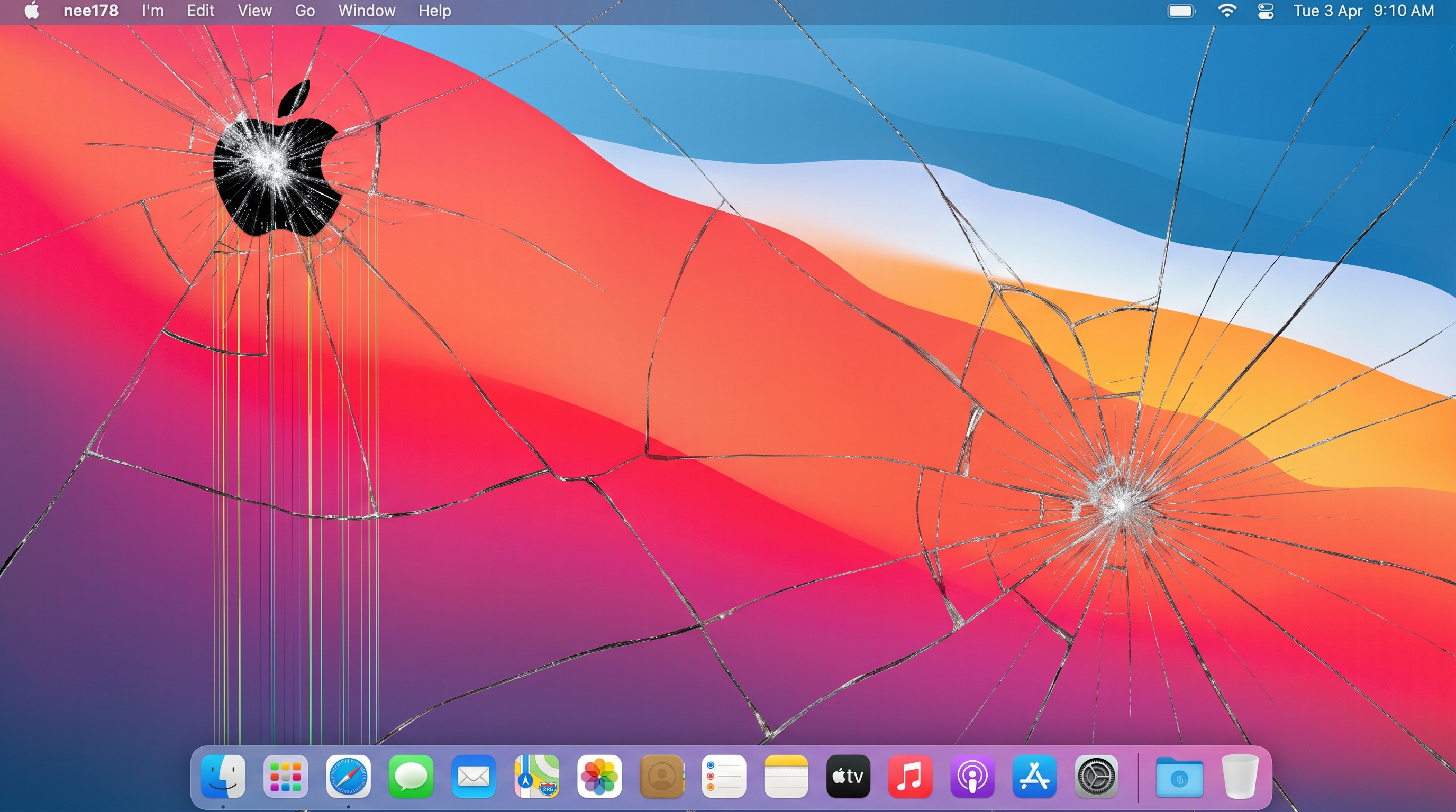 Broken Screen LCD Glass Crack Prank